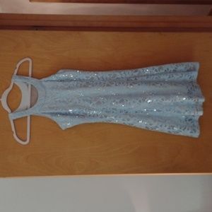 Light blue lace skater dress, Teeze Me brand, size 5